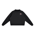 Essential Fleece Mock-Neck Crew Sweatshirt