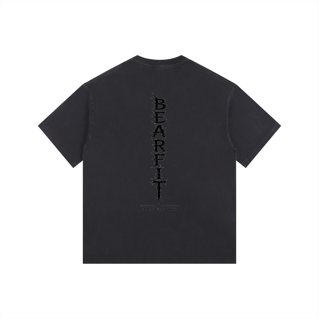 Womens Built For War Dagger Oversized Cotton T-Shirt