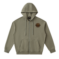 Drop-Shoulder Zip Up Hoodie