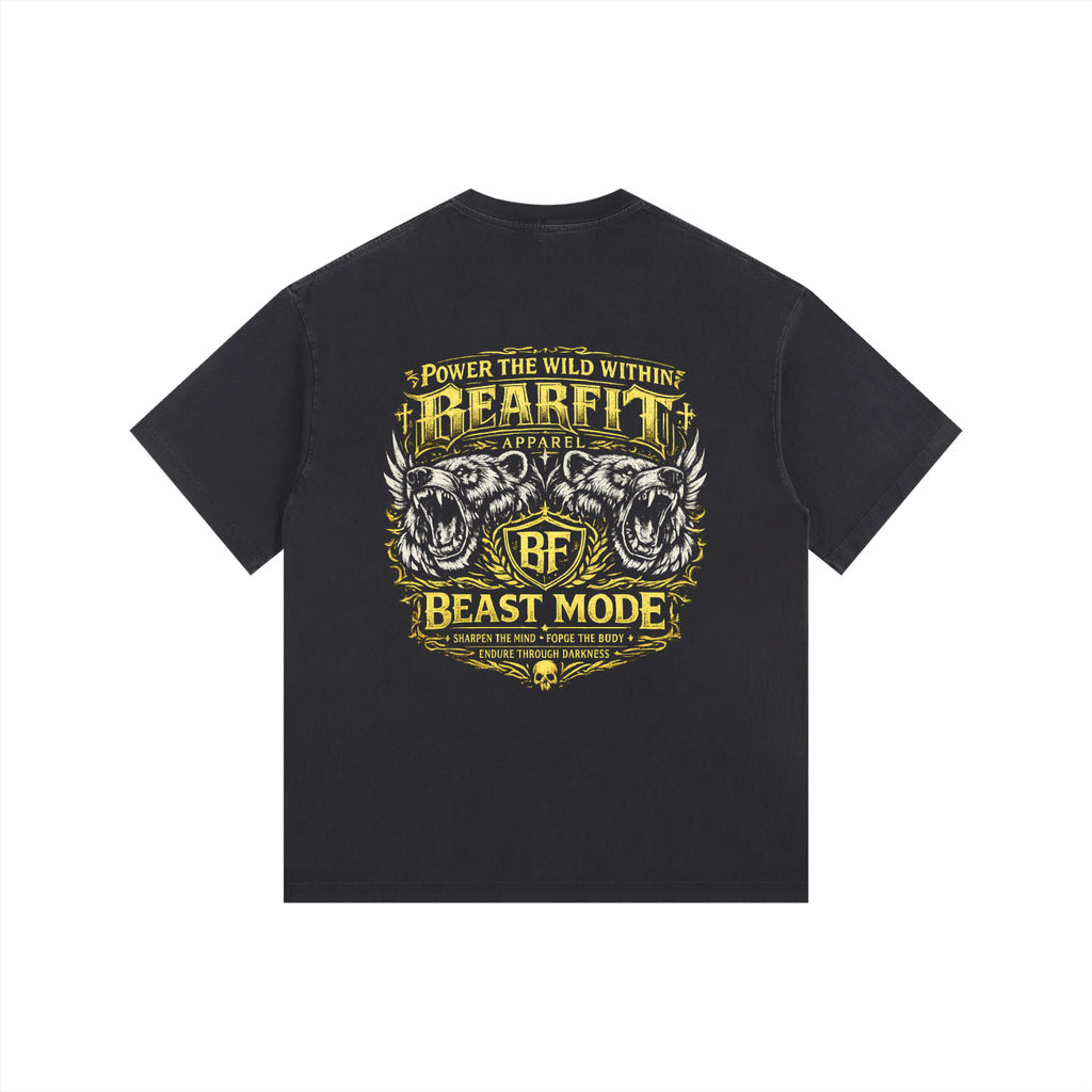 Beast Mode Oversized Cotton T-Shirt