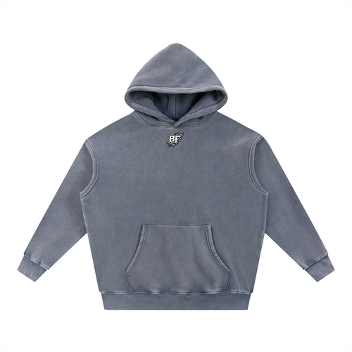 Bodybuilding Snow Wash Fleece Oversize Hoodie