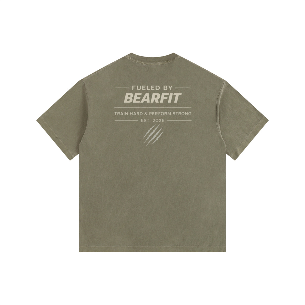 Train Hard Oversized Cotton T-Shirt