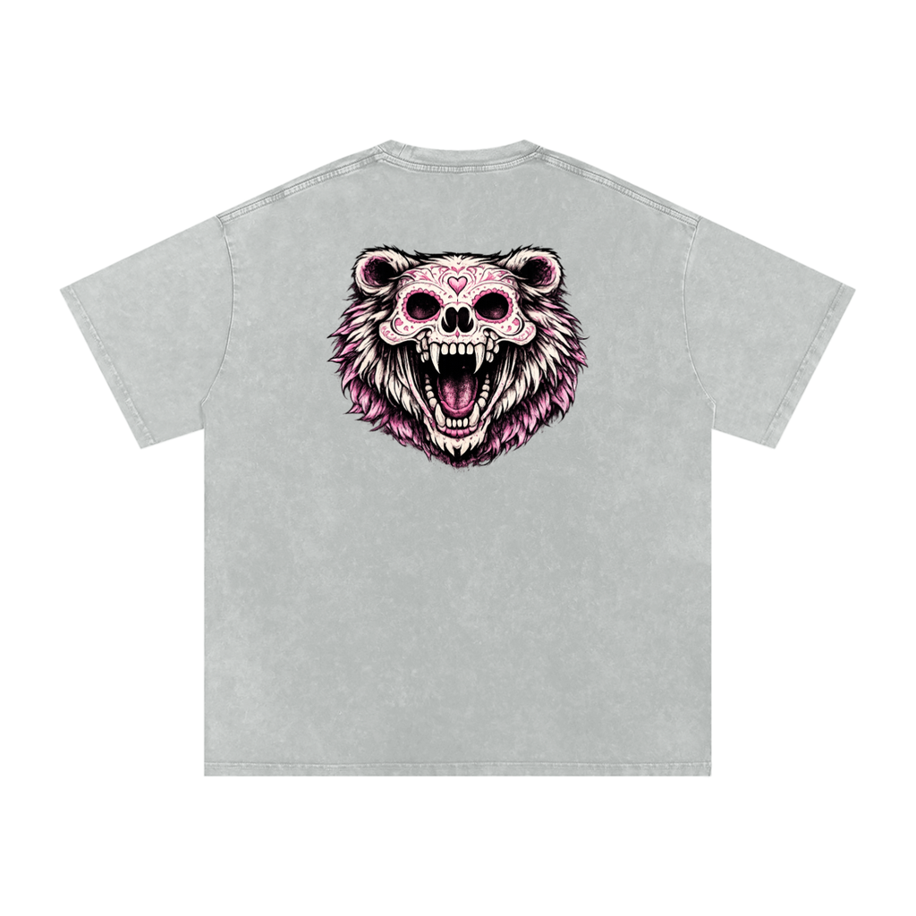 Snow Washed Cotton T-Shirt