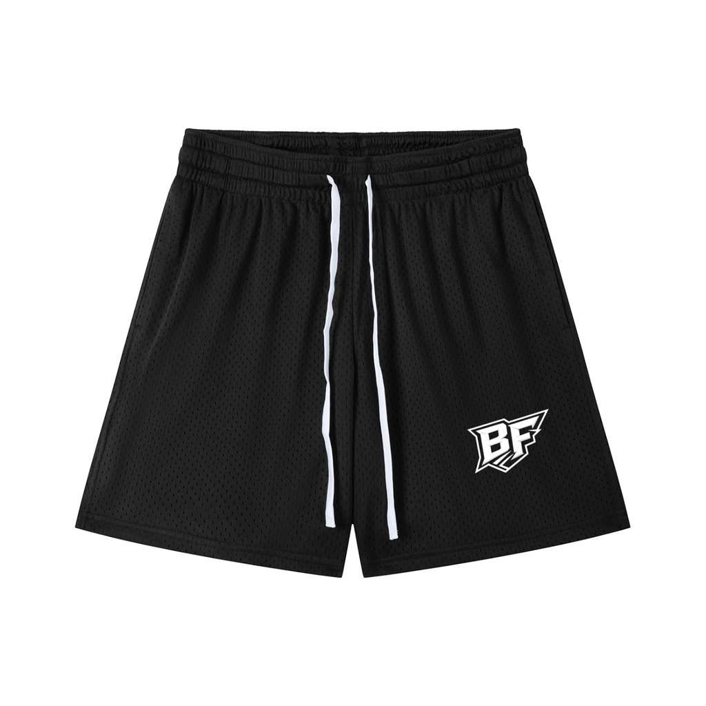 Mesh Drawstring Shorts