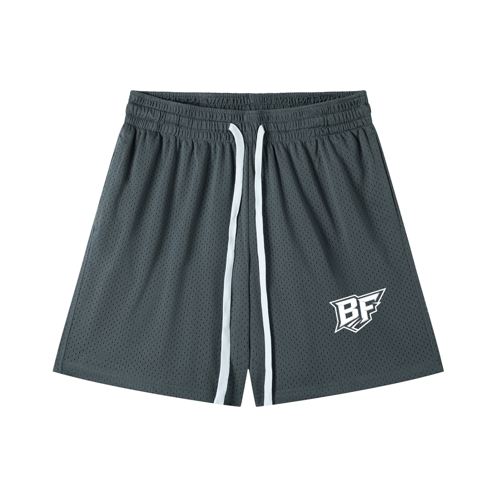 Mesh Drawstring Shorts