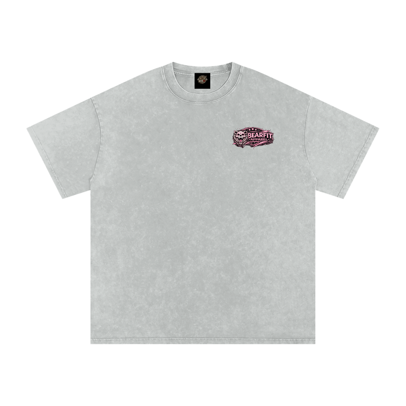 Snow Washed Cotton T-Shirt