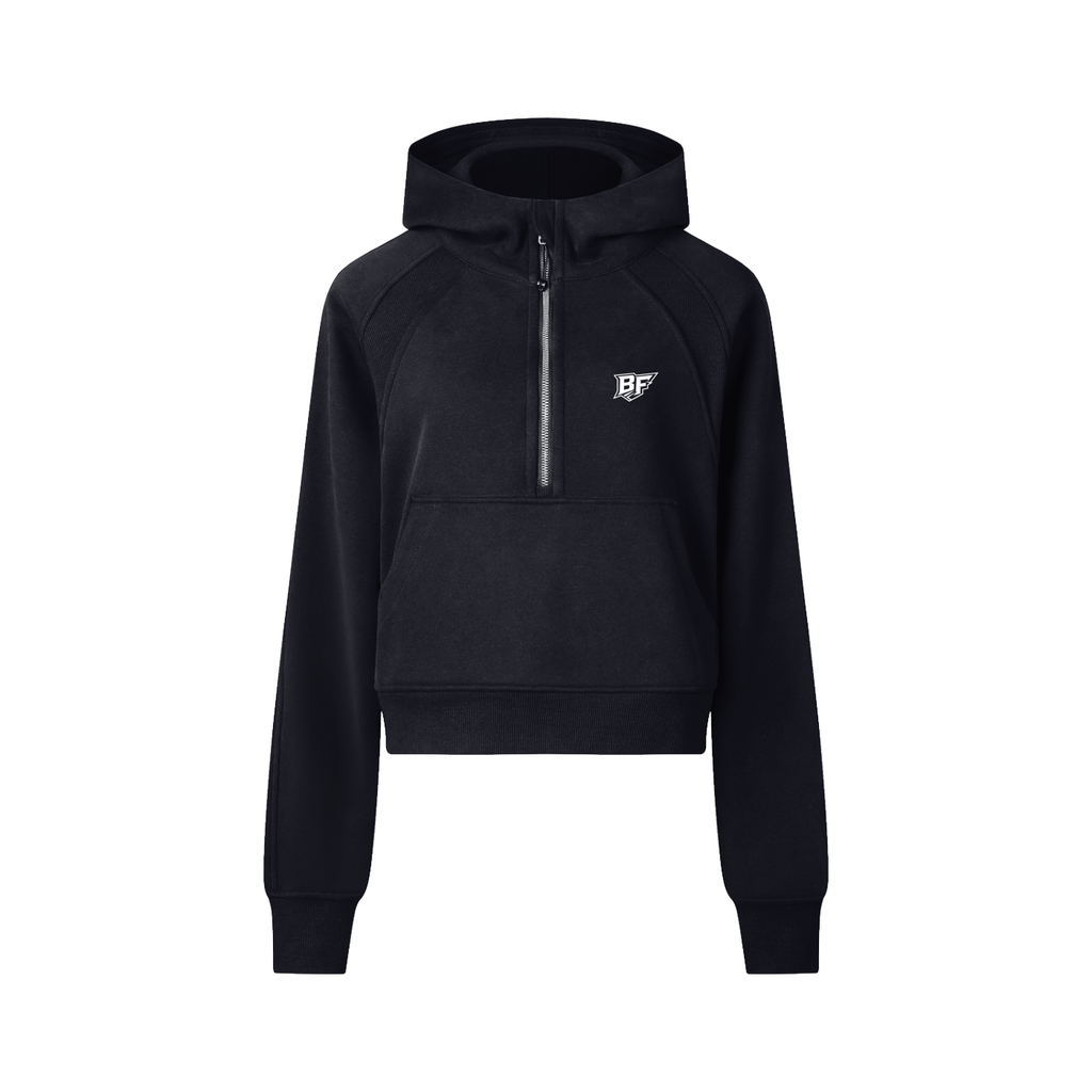 Women’s Cropped Half-Zip Hoodie
