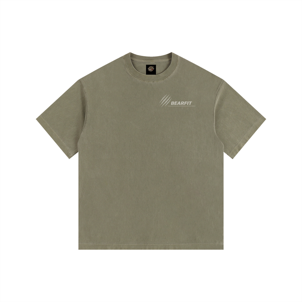 Train Hard Oversized Cotton T-Shirt