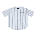 Bear Skull Pinstripe Baseball Jersey