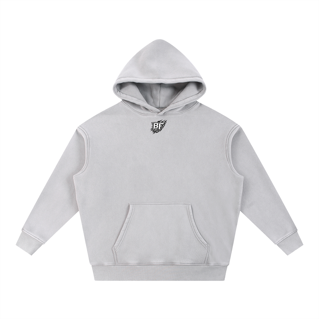 Bodybuilding Snow Wash Fleece Oversize Hoodie