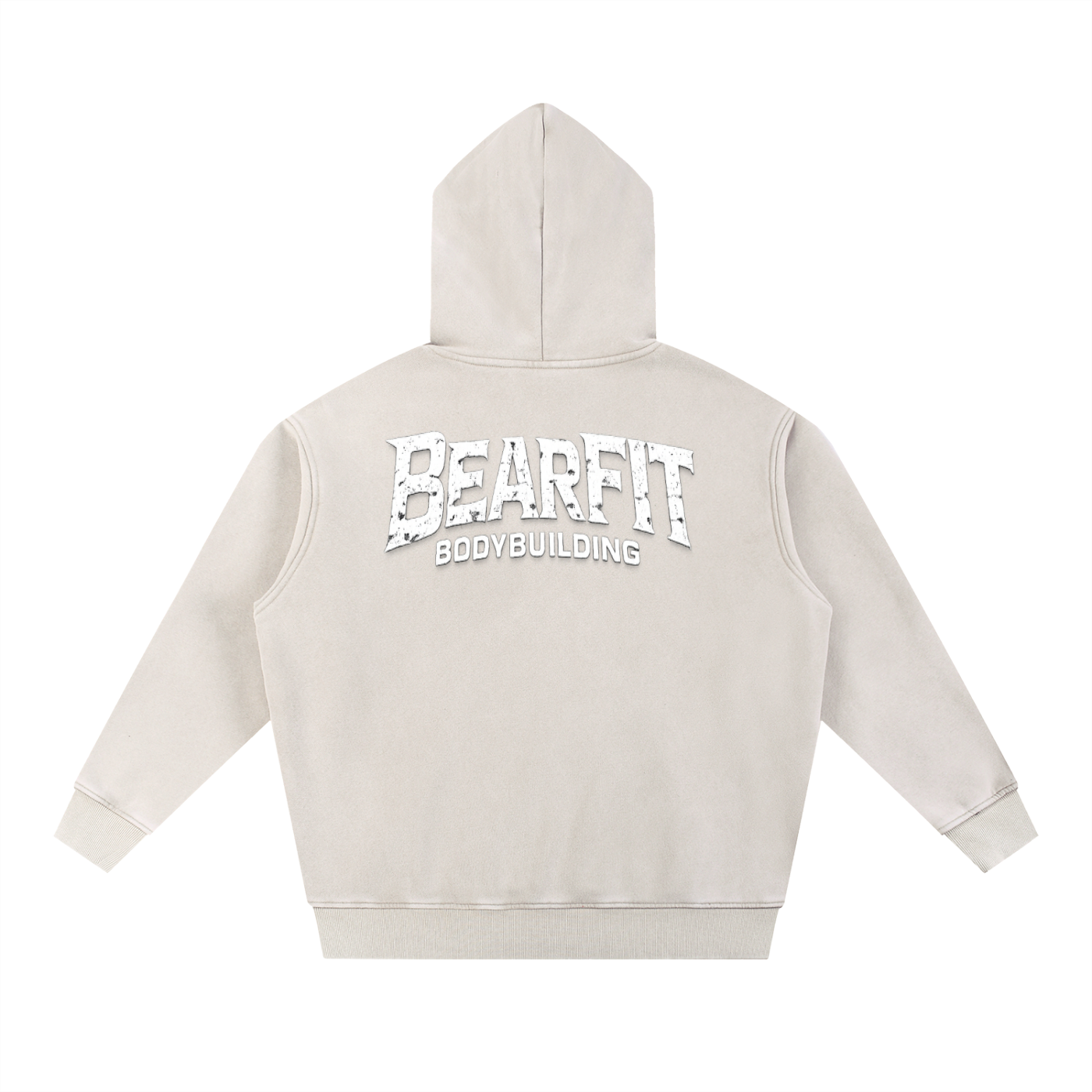 Bodybuilding Snow Wash Fleece Oversize Hoodie