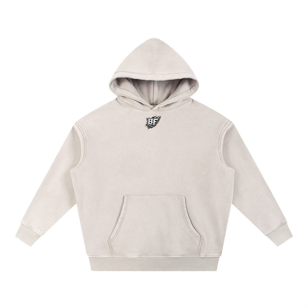 Bodybuilding Snow Wash Fleece Oversize Hoodie