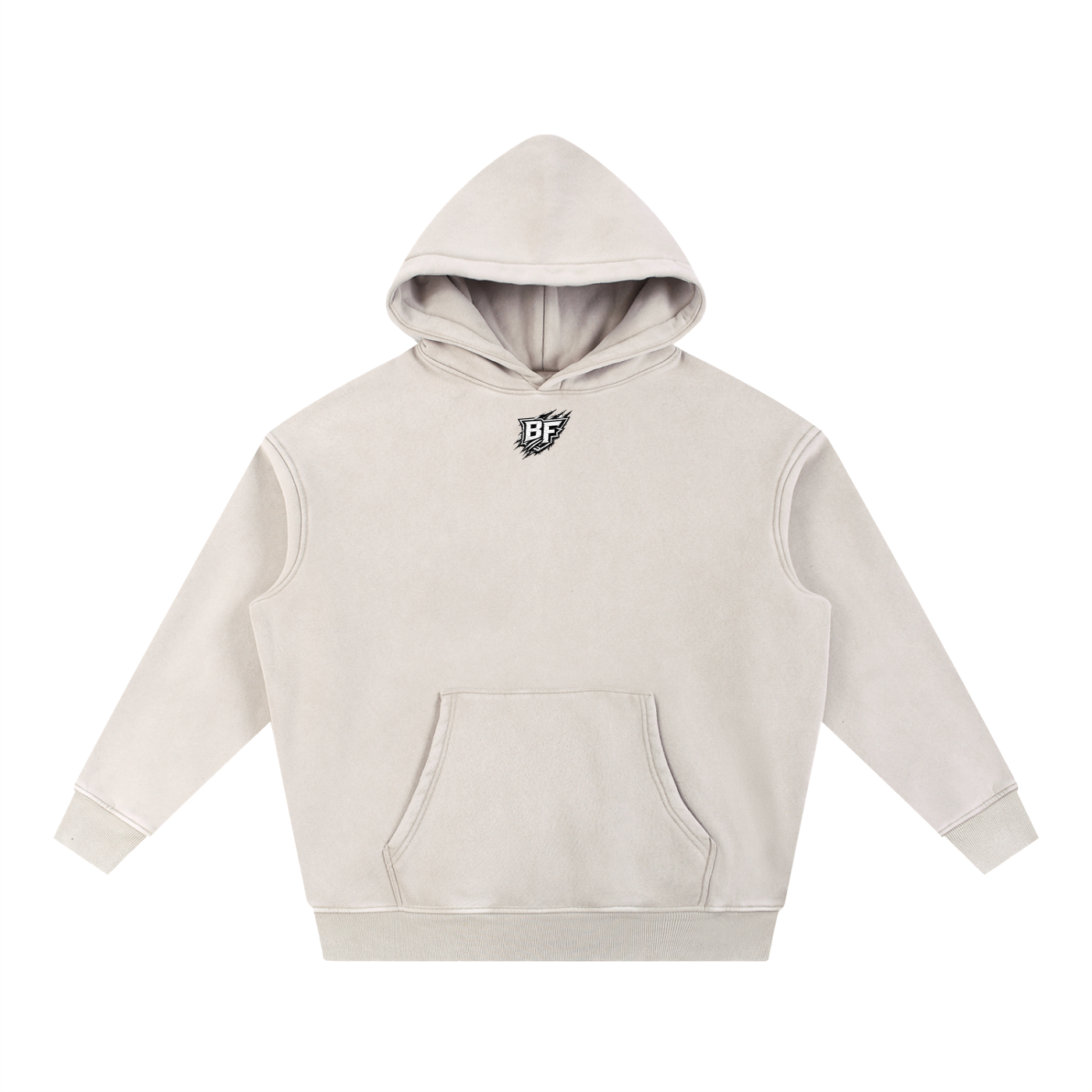 Bodybuilding Snow Wash Fleece Oversize Hoodie