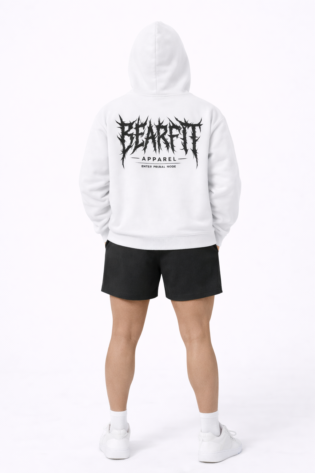 Womens Built For War Oversized Fleece Hoodie