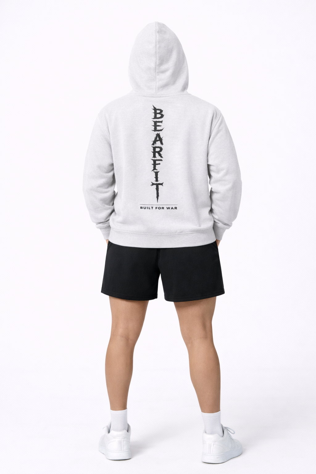 Womens Built For War Drop-Shoulder Hoodie