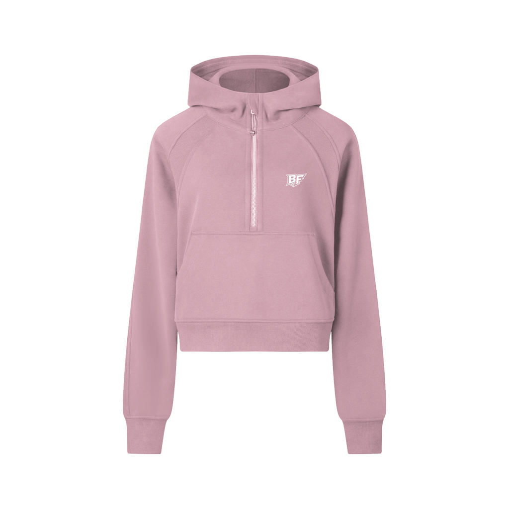 Women’s Cropped Half-Zip Hoodie