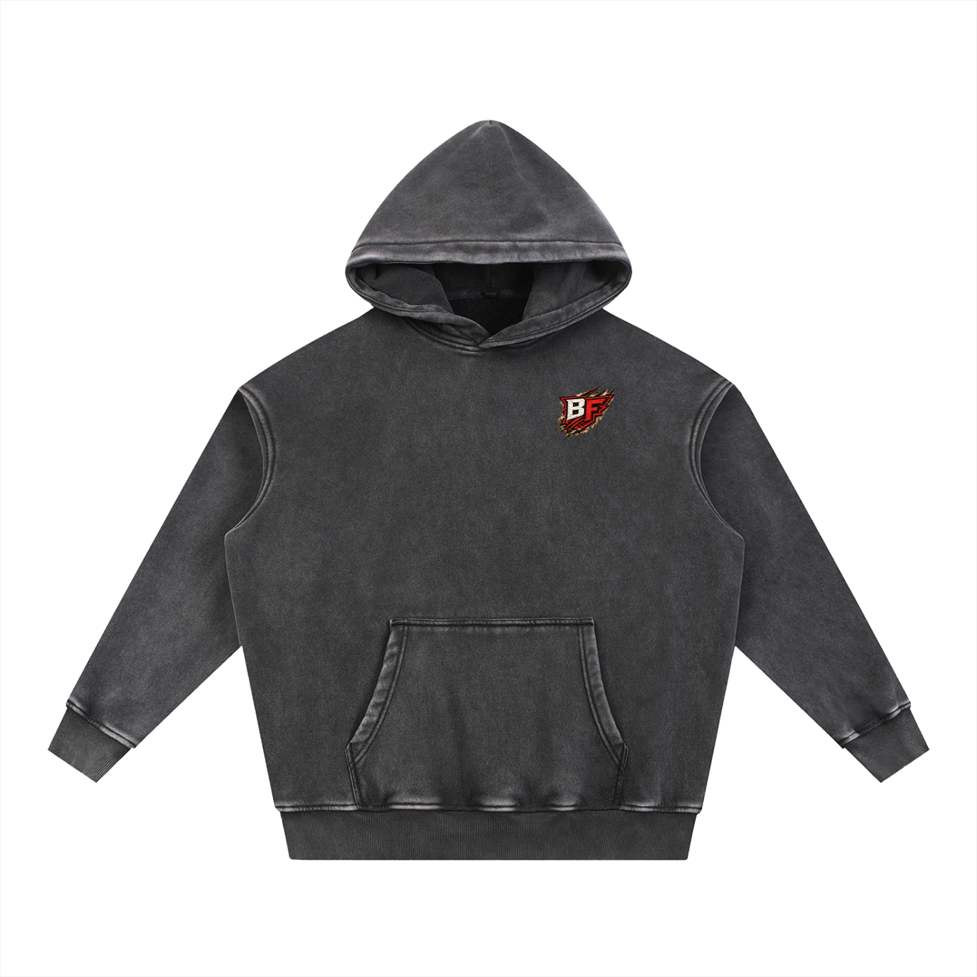 Canadian Snow Wash Fleece Oversize Hoodie