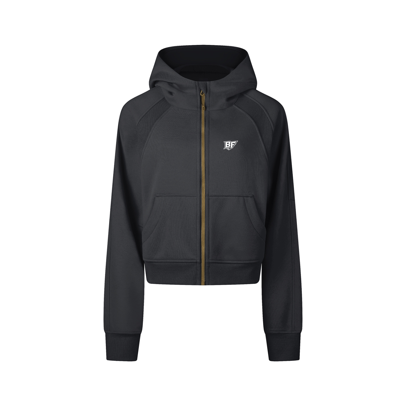 Women’s Cropped Zip-Through Hoodie
