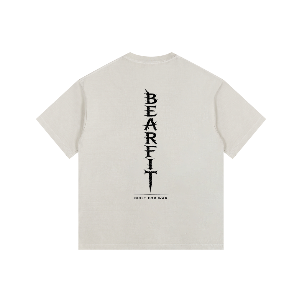 Womens Built For War Dagger Oversized Cotton T-Shirt