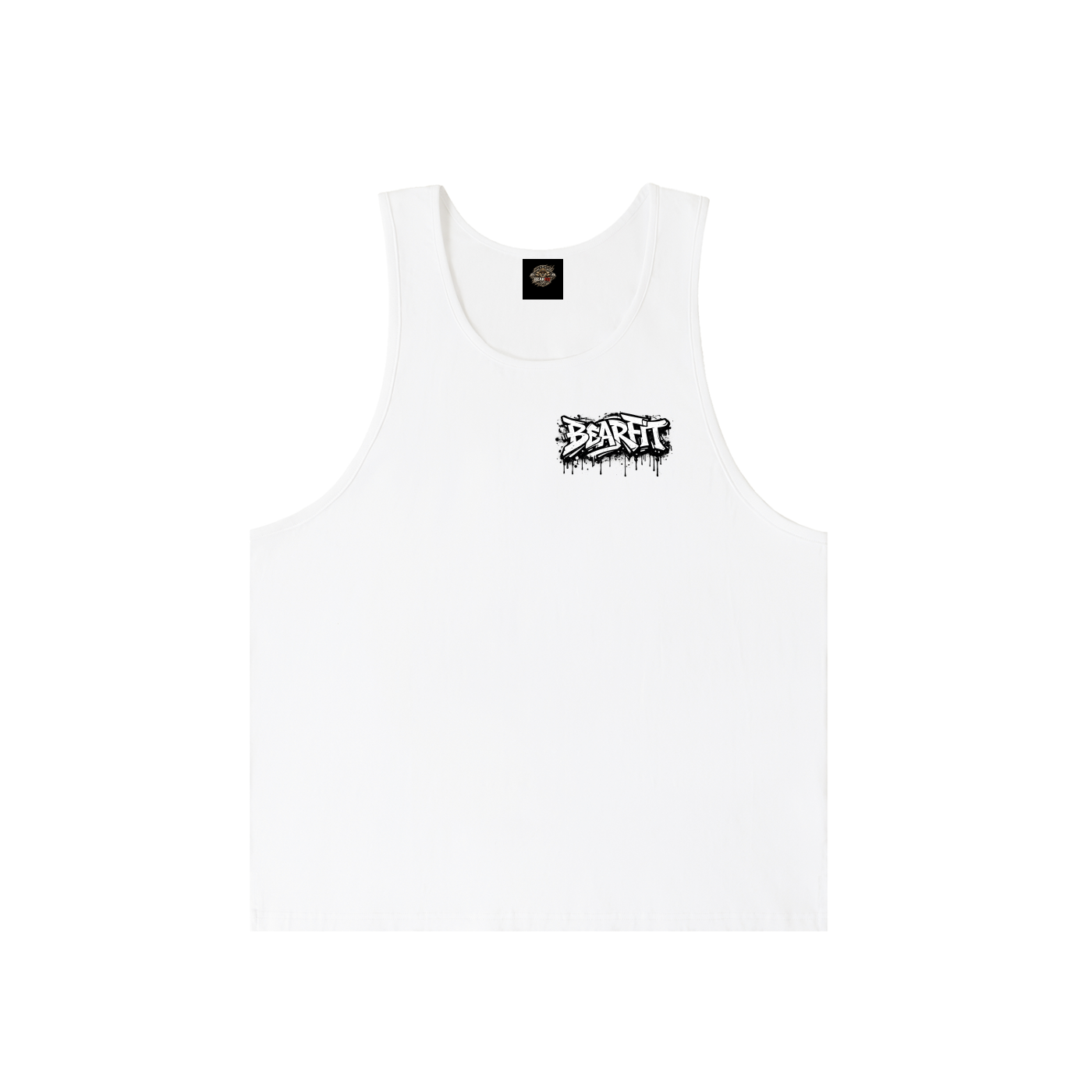 Graffiti Bear Loose Tank Top