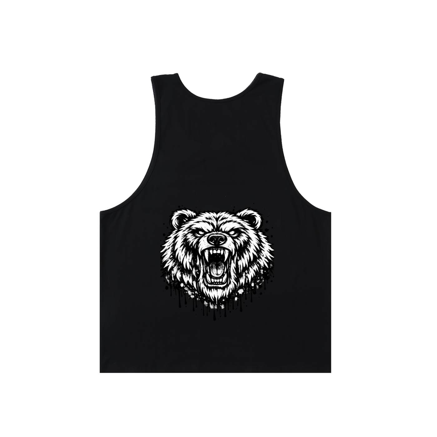 Graffiti Bear Loose Tank Top
