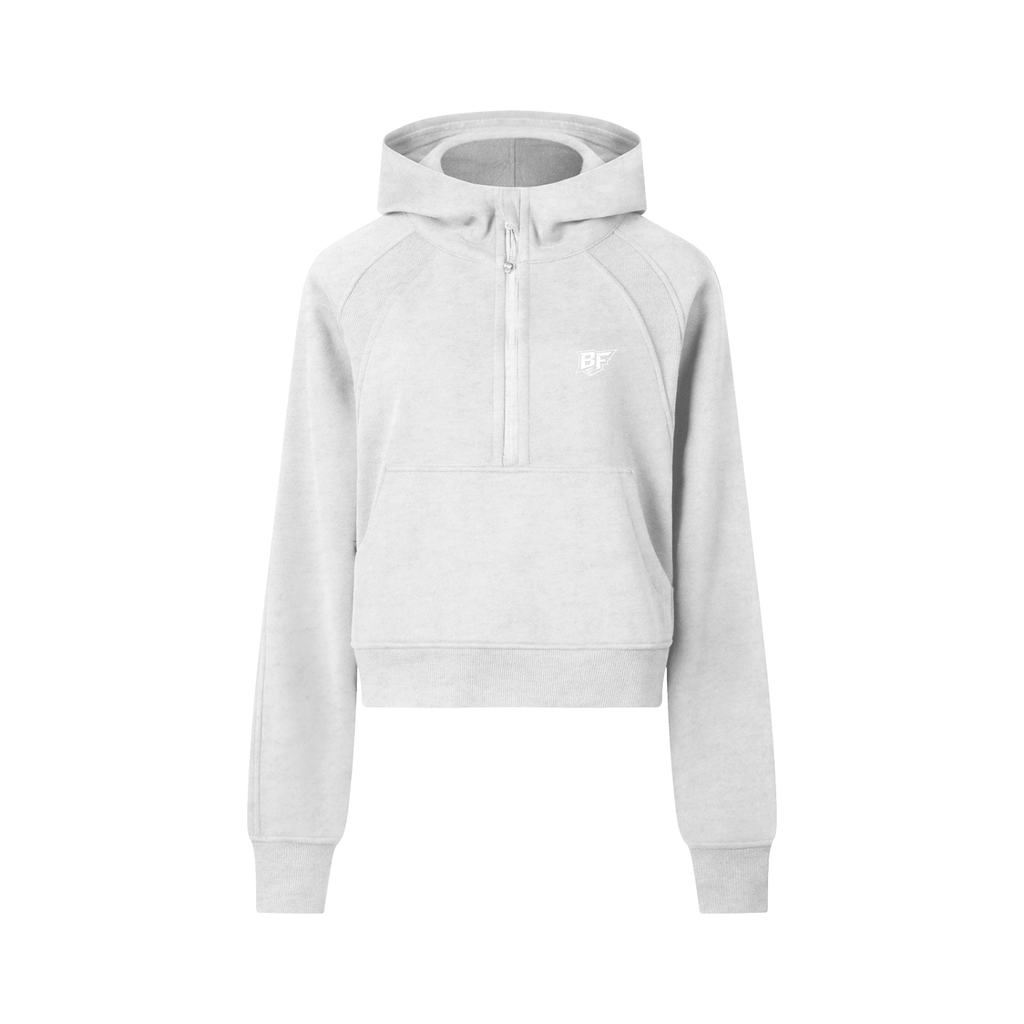Women’s Cropped Half-Zip Hoodie