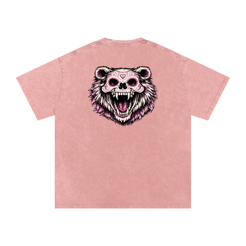 Snow Washed Cotton T-Shirt