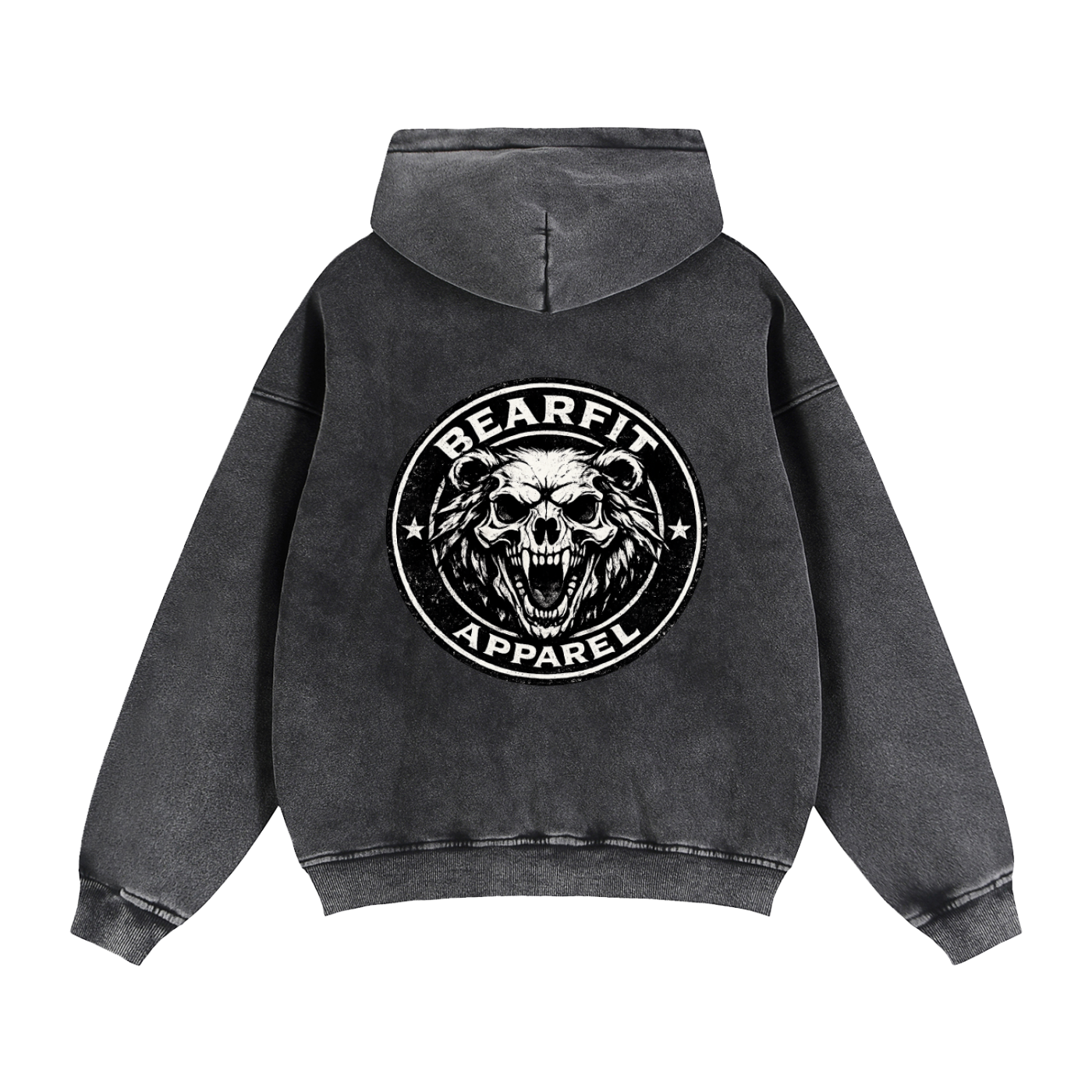 Zip-Through Boxy Fleece Hoodie