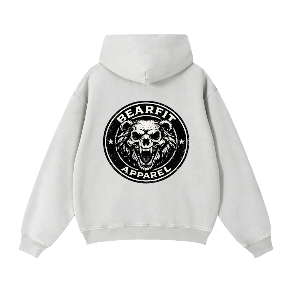Zip-Through Boxy Fleece Hoodie