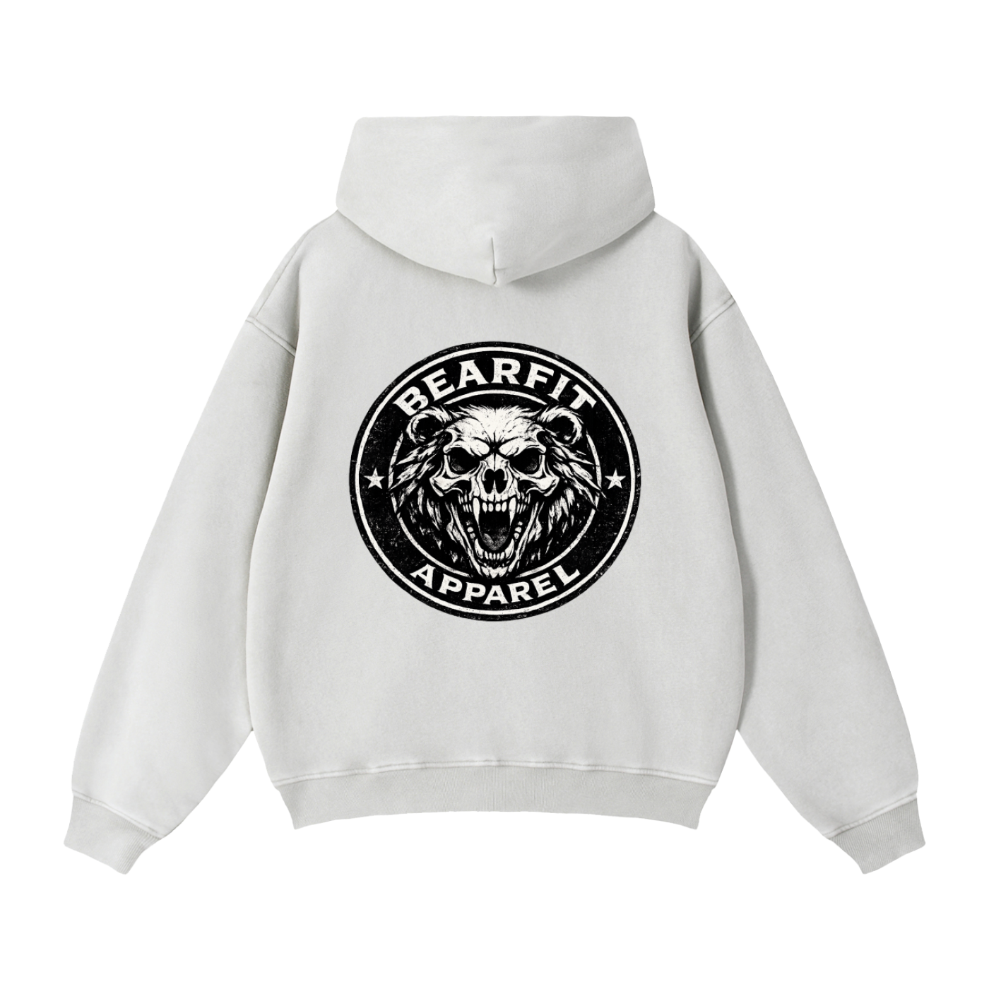 Zip-Through Boxy Fleece Hoodie