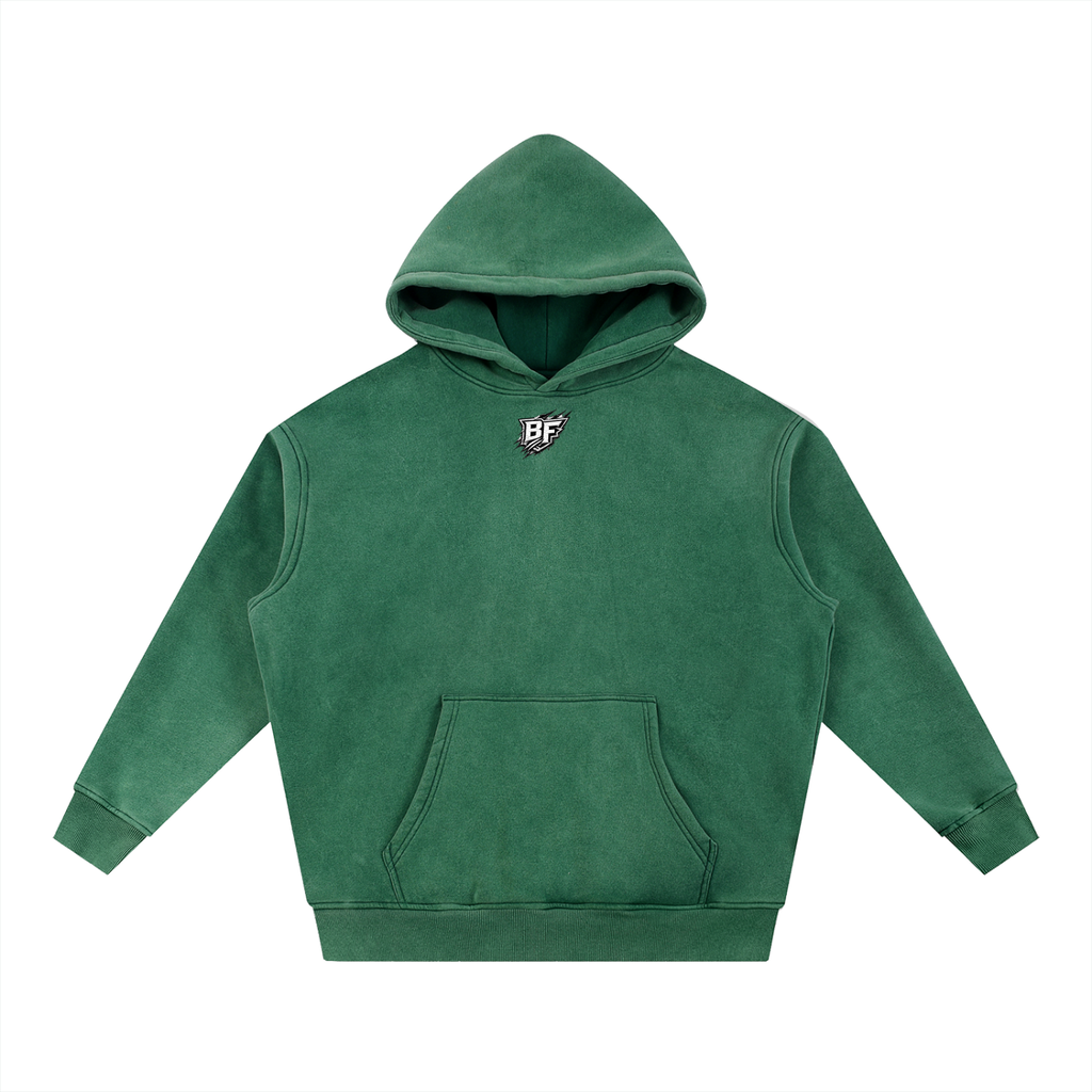 Bodybuilding Snow Wash Fleece Oversize Hoodie