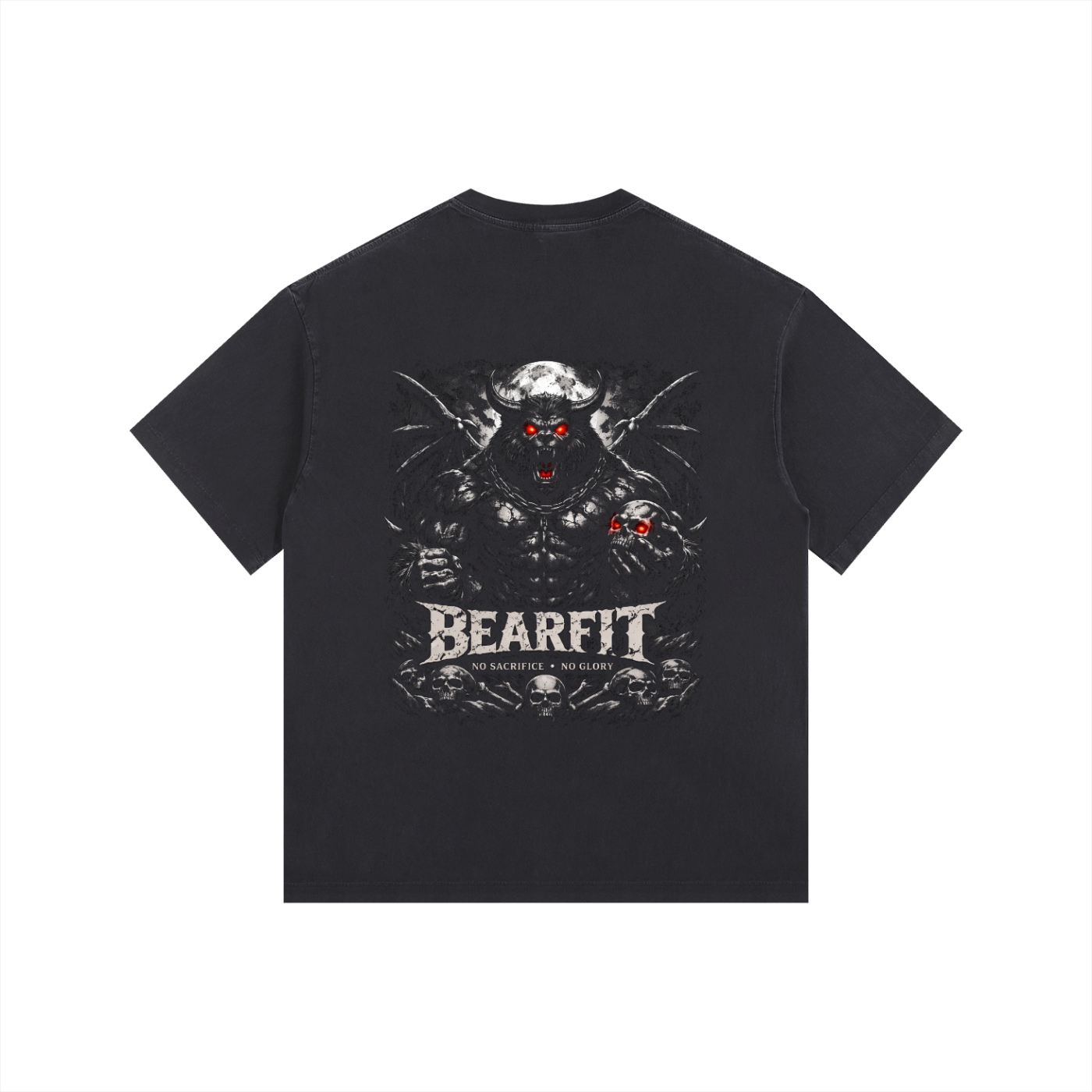 Demon Night Oversized Cotton T-Shirt
